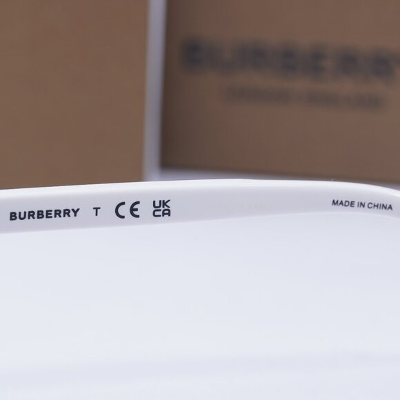 Burberry Junior JB4340 392687 Aviator Sunglasses - Blue/White/Grey - Picture 8 of 8